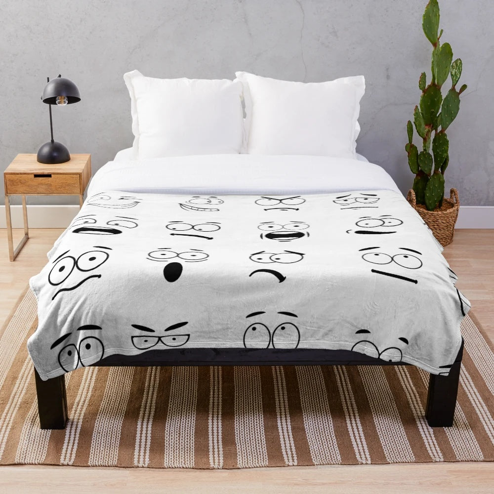 Natural plush blanket for comfortable home decor