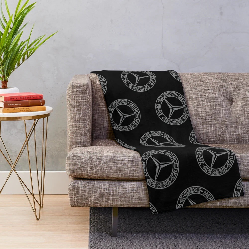 Luxury Mercedes-Benz Plush Blanket