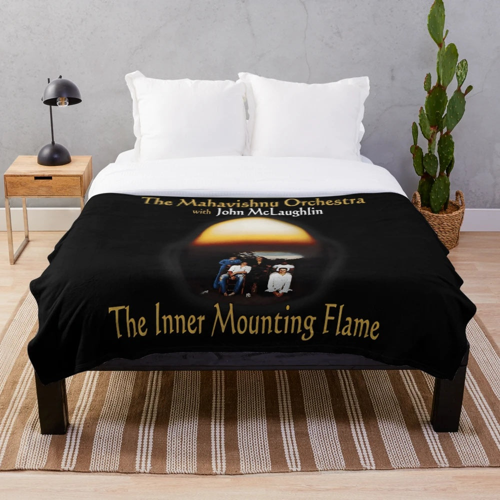 Mahavishnu Orchestra inspired plush blanket