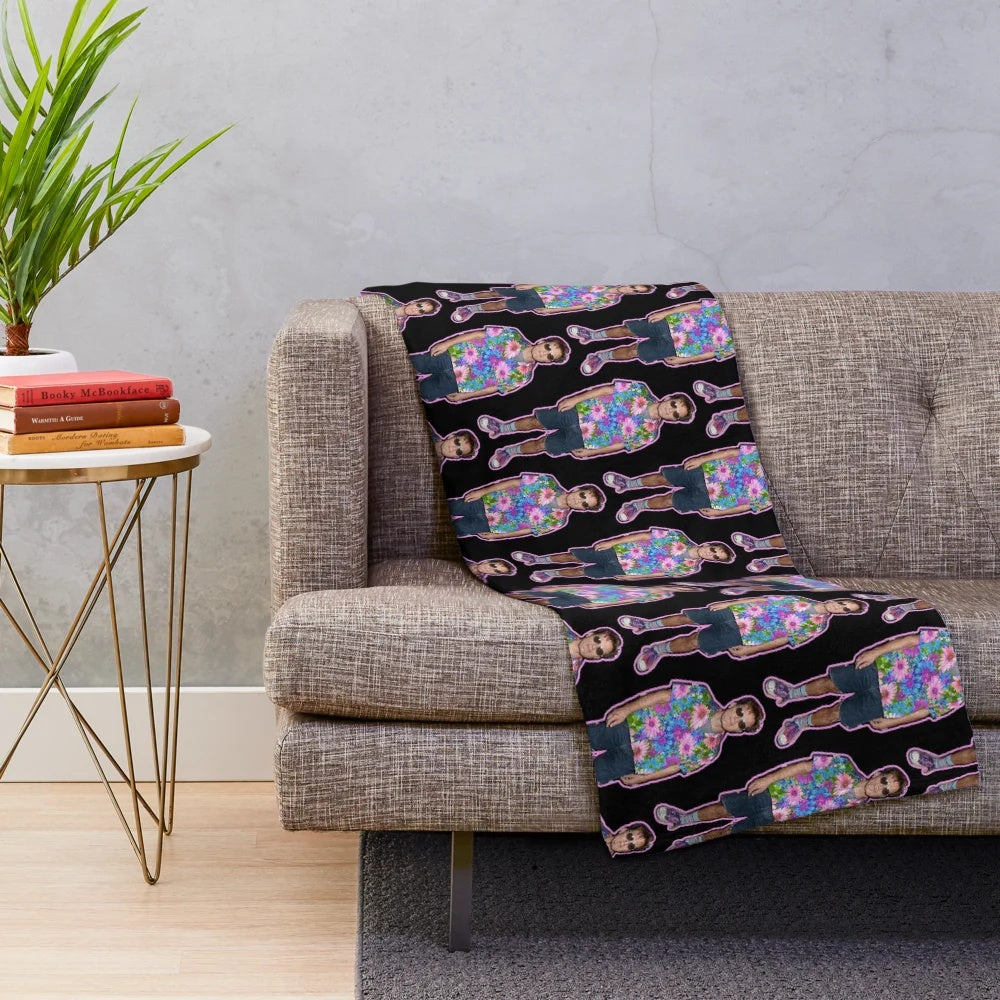 Plush blanket featuring acclaimed actor Michael Shannon