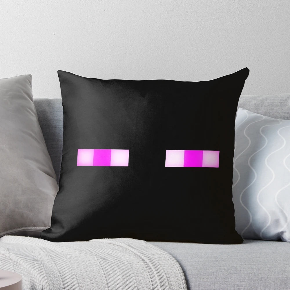 Soft, cuddly plush pillow featuring the iconic Enderman character from the Minecraft video game