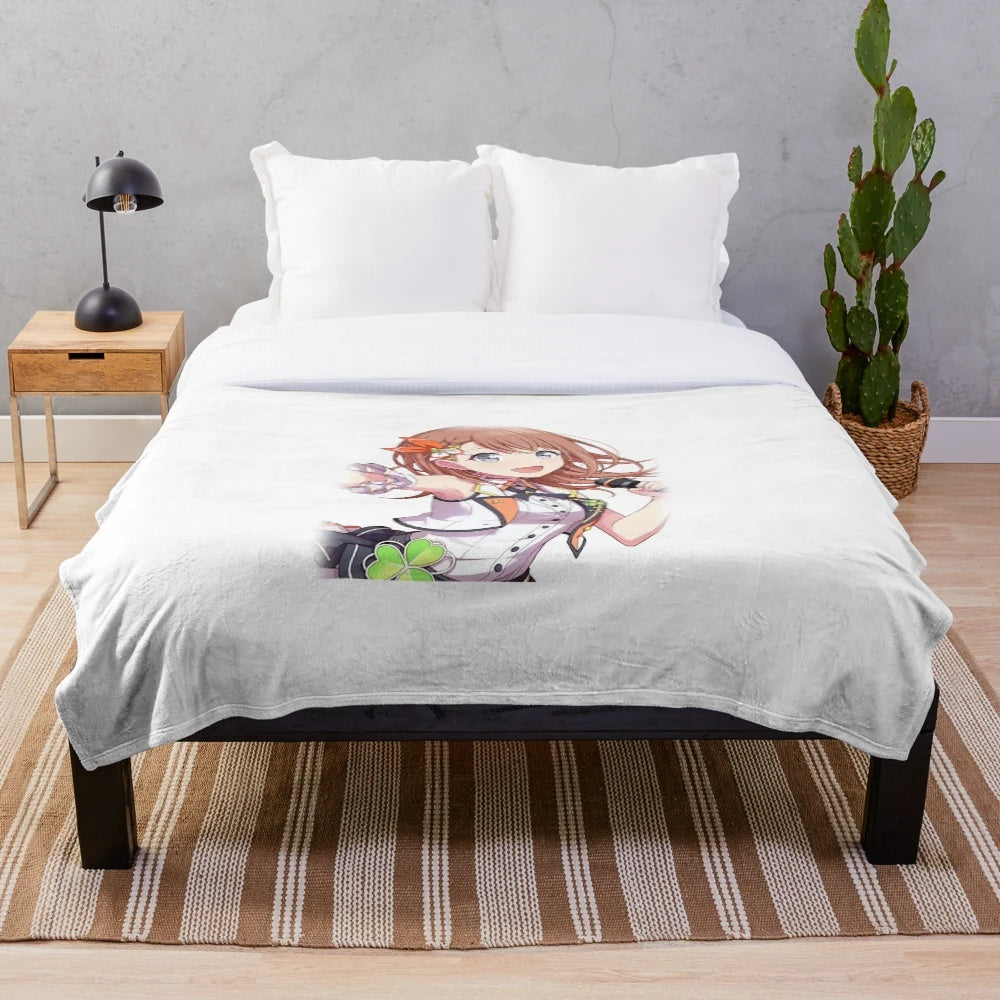 Project Sekai Minori Hanasato-inspired plush blanket