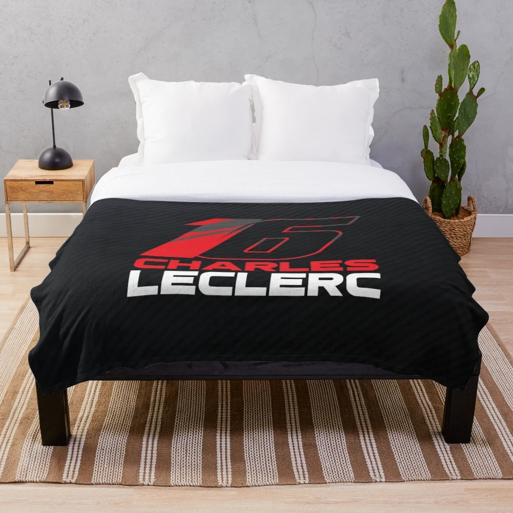 Charles Leclerc Formula 1 Plush Blanket