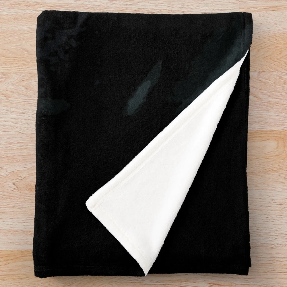 Cozy plush blanket featuring the iconic Invisible Man from classic horror movies
