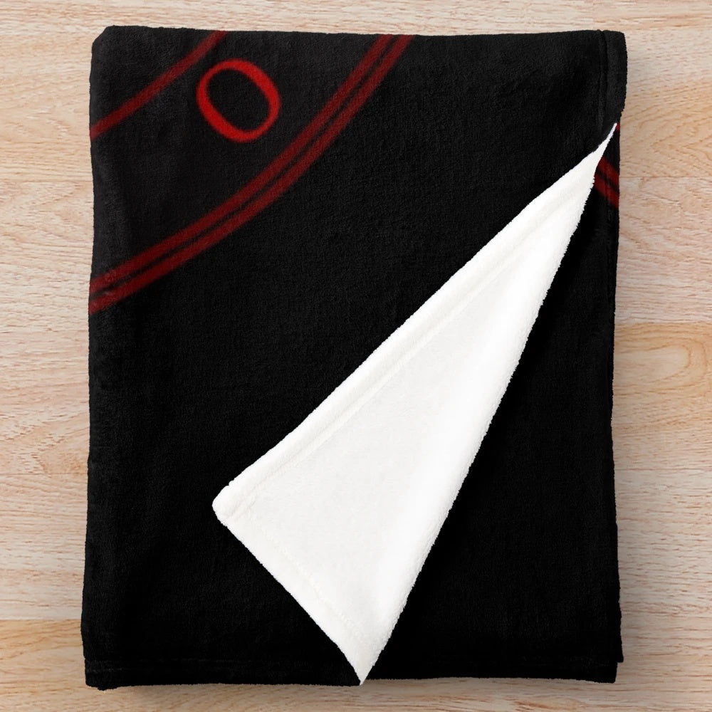 Plush blanket featuring the sigil of the demon Astaroth