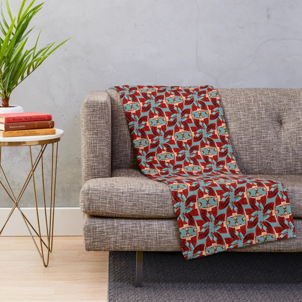Nacho Libre inspired plush blanket with Jack Black's eagle powers design