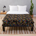 Neon Symbol Take That Plush Blanket