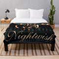 Nightwish 2 Loerrcok Human Nature World Tour 2022 Plush Blanket for Heavy Metal Music Fans