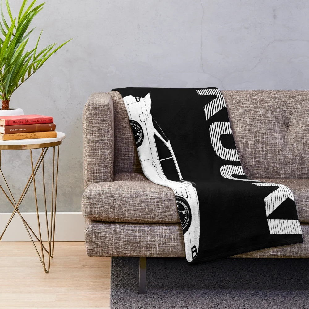Nissan Silvia S14 Kouki inspired plush blanket