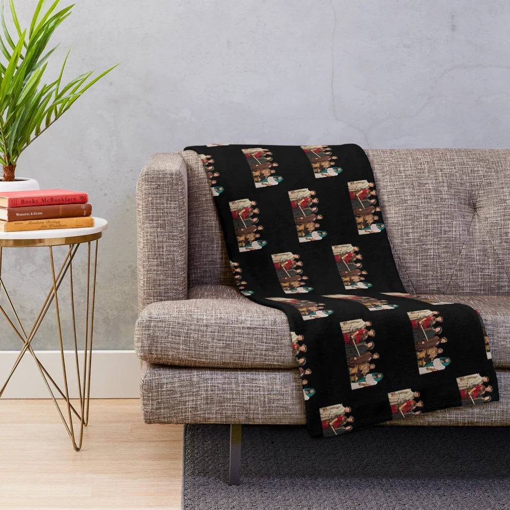 Horrible Histories inspired plush blanket