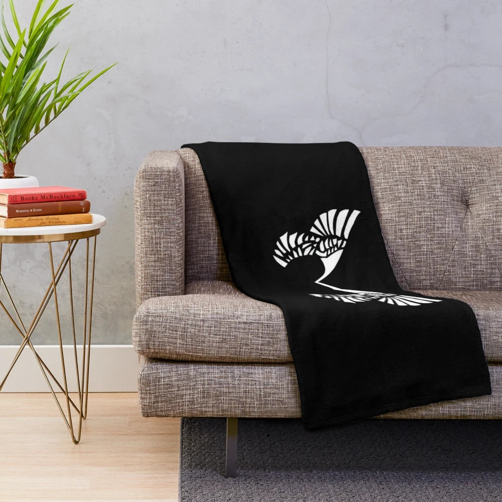 Brian Molko Plush Blanket with Placebo Band Logo