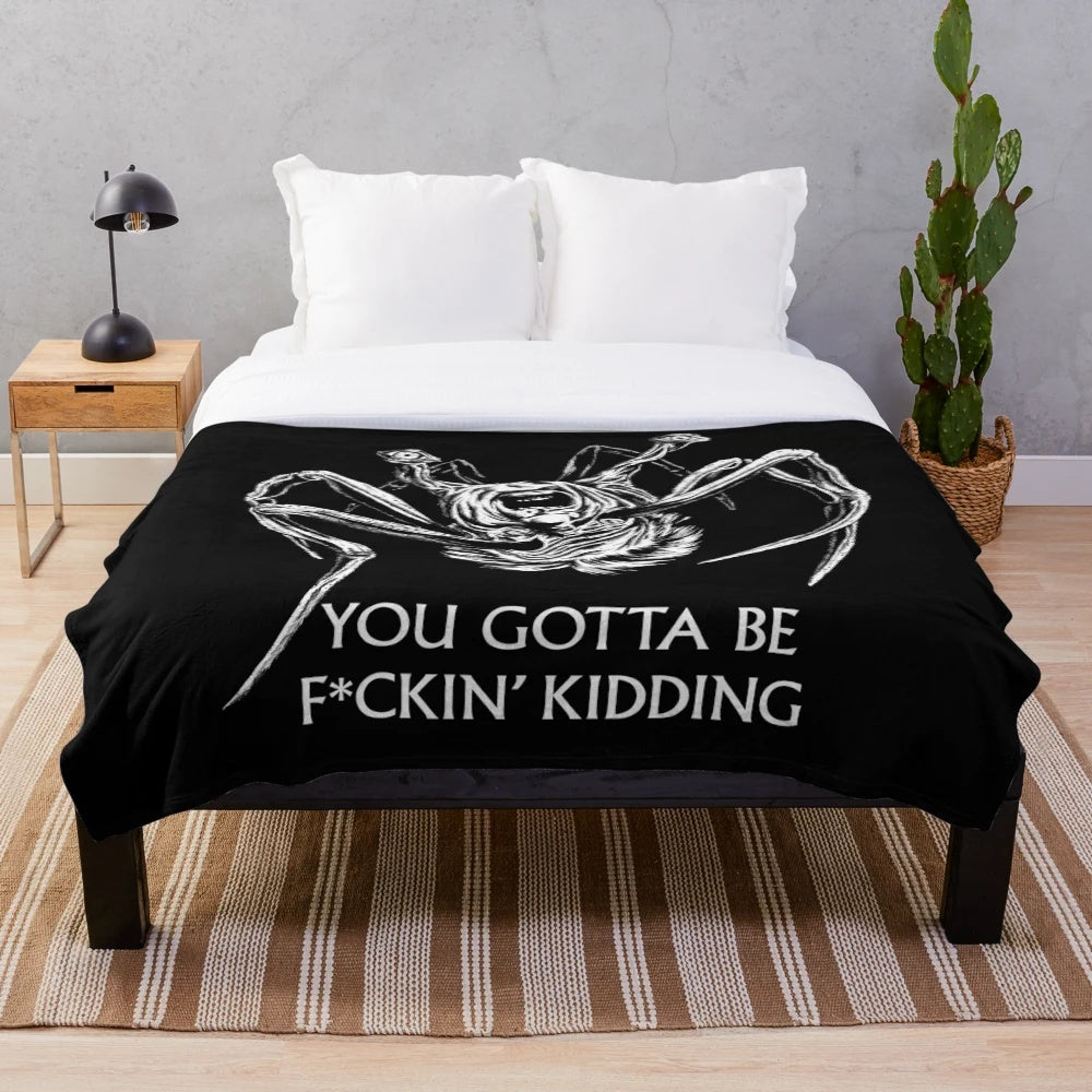 Officially Inspired "The Thing" 1982 Plush Blanket with Movie Imagery