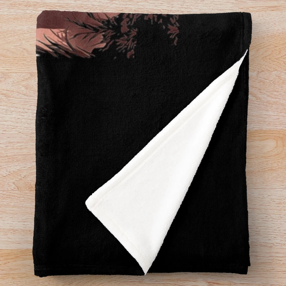 Plush blanket featuring The Wild Hunt from The Witcher series