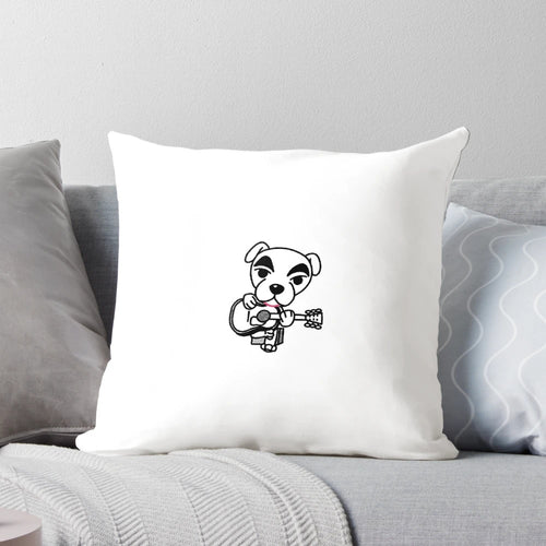 An officially licensed Animal Crossing KK Slider plush pillow