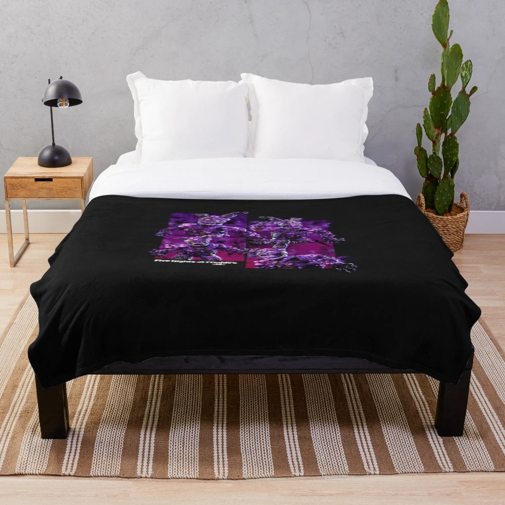 FNAF Inspired Spring Trap Purple Plush Blanket