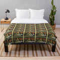 Oliver Musical Inspired Plush Blanket with Dickens Orphan Imagery