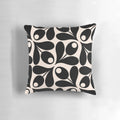 Orla Kiely floral pattern design pillow in a modern, contemporary style for home decor.