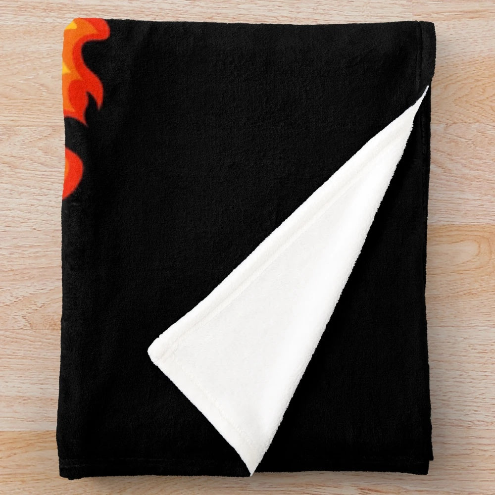 Paramedic themed plush blanket with a badass occupation graphic