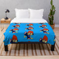 Parappa The Rapper inspired plush blanket