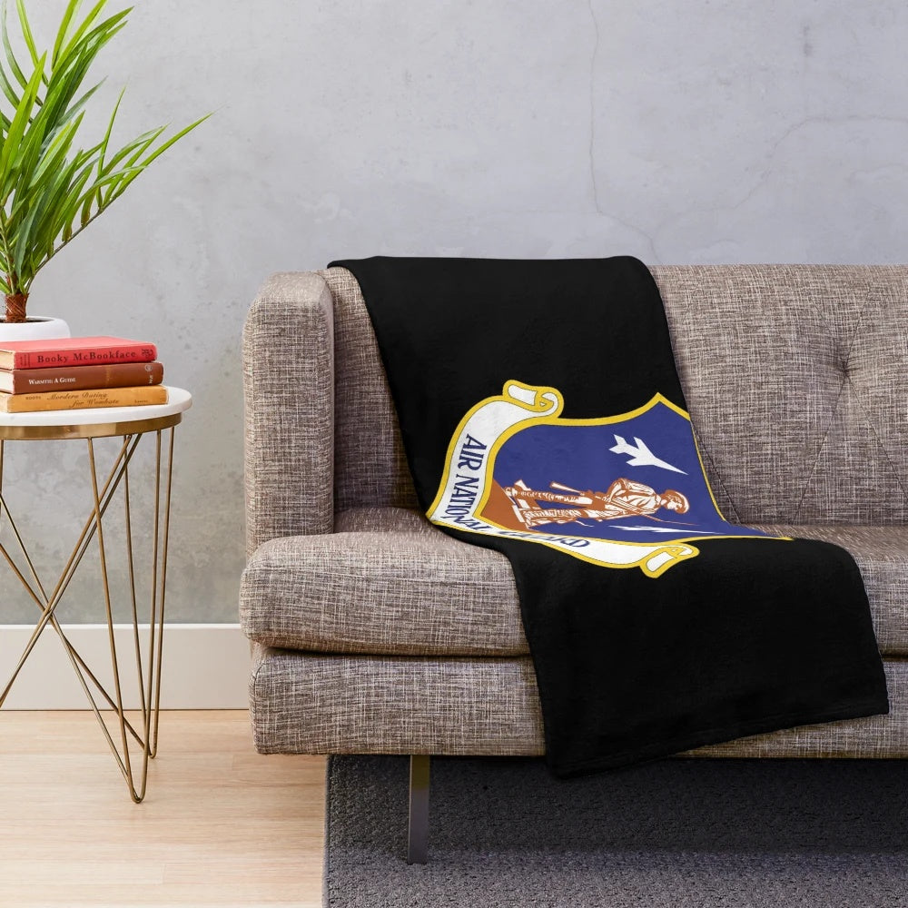 Air National Guard ANG inspired plush blanket