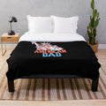 Patriotic plush blanket with Statue of Liberty inspired design and American Dad pop culture elements