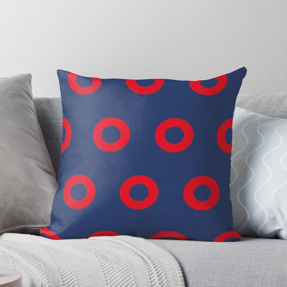 Phish Fishman Donut Pattern Pillow - Officially Licensed Phish Merchandise