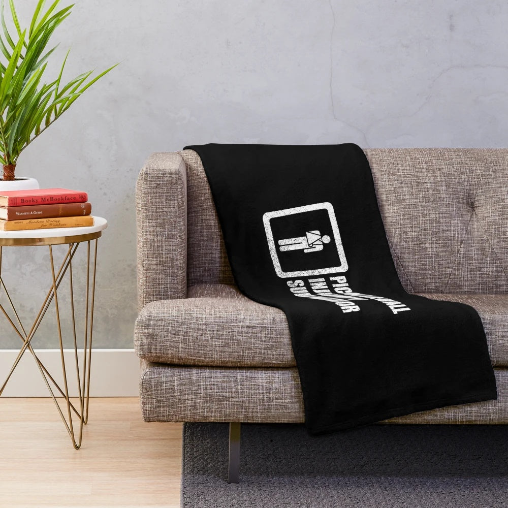 Pickleball Injury Survivor Plush Blanket