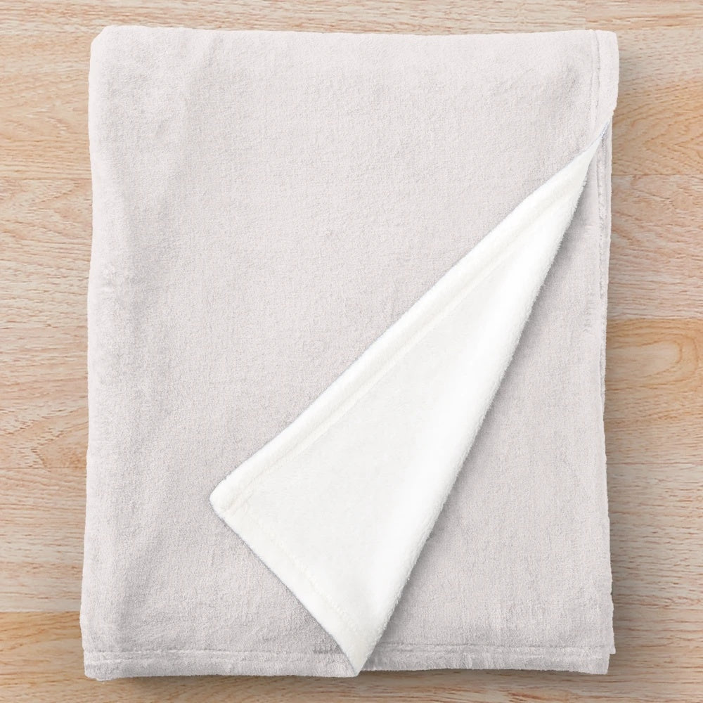 A cozy plush blanket featuring a whimsical squirrel in a waiter's uniform