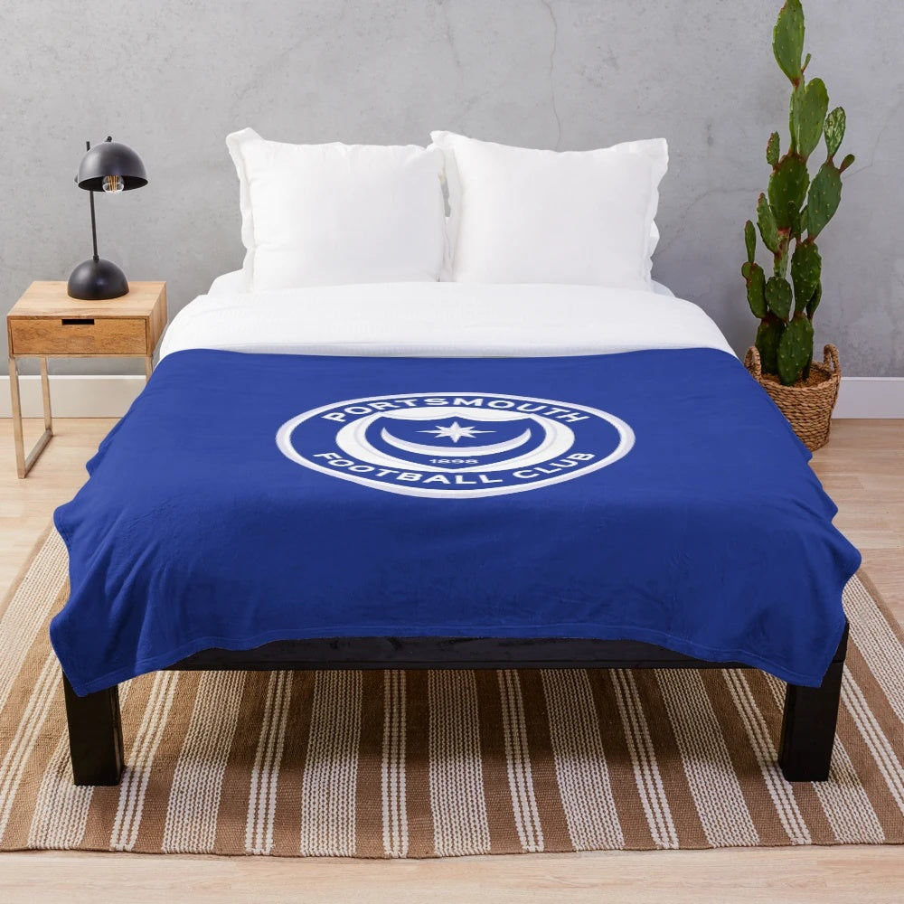PORTSMOUTH FC Plush Blanket