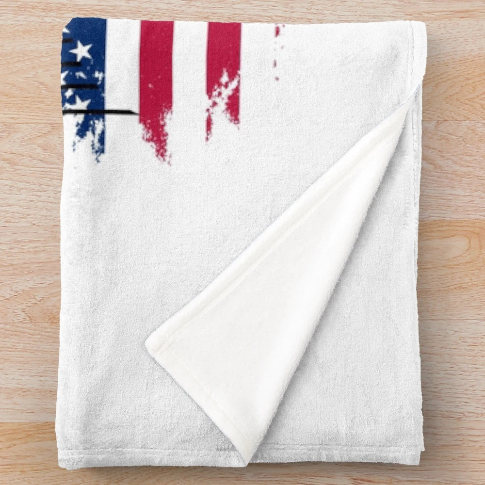 Plush blanket featuring the text "My daughter is a lawyer