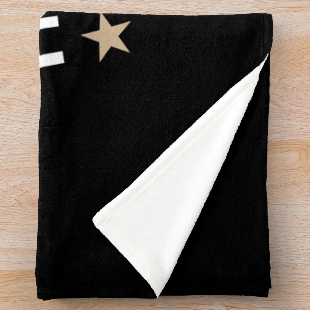 Plush blanket featuring filmmaking and cinema-themed graphic