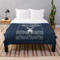 Plush blanket with nature and wildlife photography design