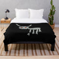 Plush throw blanket featuring the artwork from Drake's "For All The Dogs" album