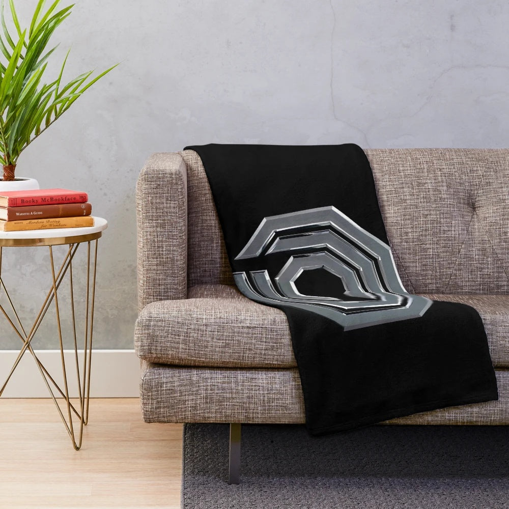 Premium plush blanket inspired by the Robocop movie franchise