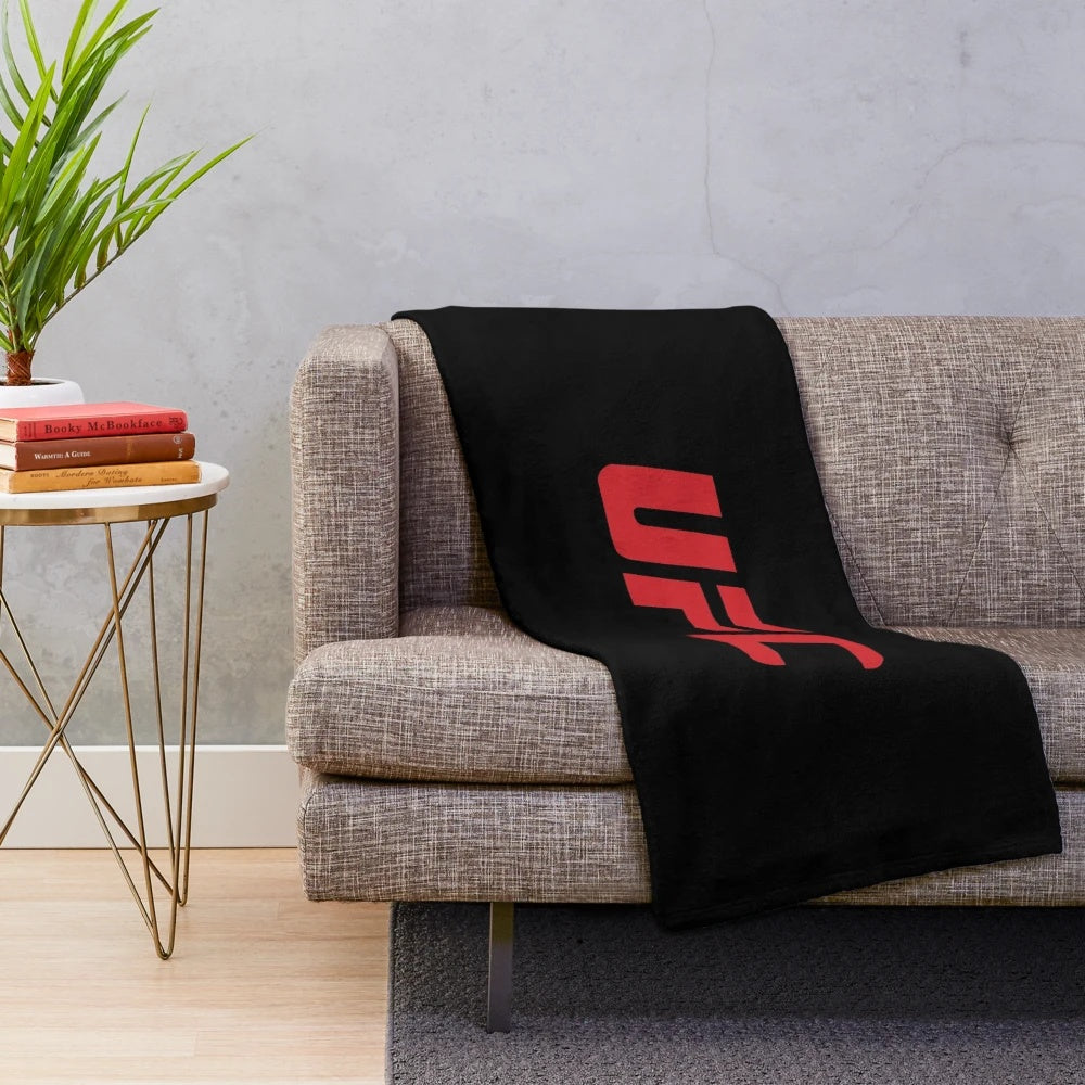UFC MMA Boxing Plush Blanket with Iconic Fighters