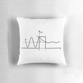 Pillow featuring quantum tunneling effect and quantum mechanics design