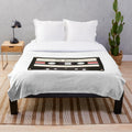 Radiohead The Bends Cassette Inspired Plush Blanket