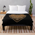 Rancor plush blanket featuring sci-fi inspired fan art design