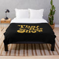 That 70s Show inspired plush blanket with retro 1970s style design