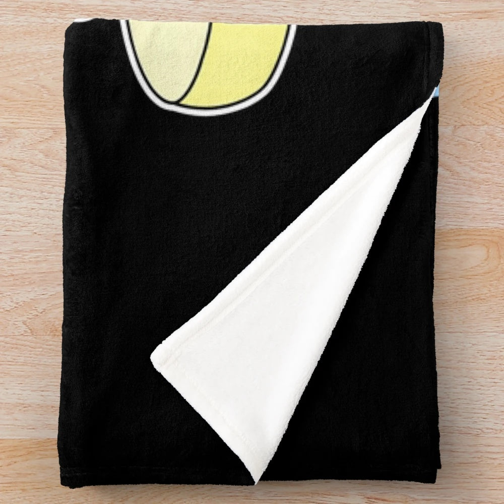 Vintage cartoon-inspired plush blanket