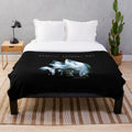 Retro-inspired plush blanket with Seconds Out album art design