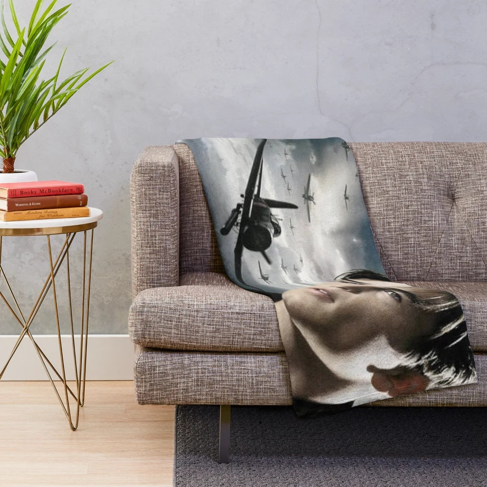 Plush blanket featuring a vintage image of actor Josh Hartnett