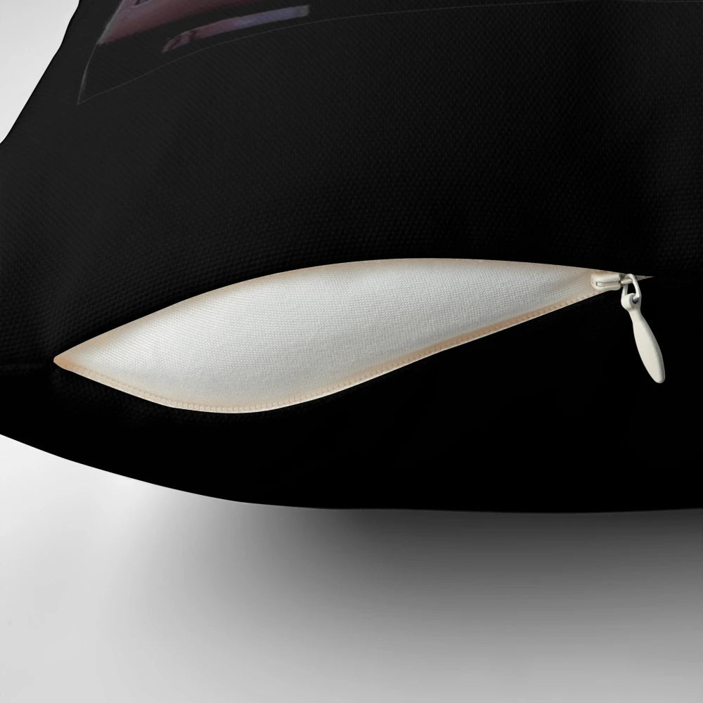 Retro Knight Rider Pillow featuring Michael Knight and his fantastic car