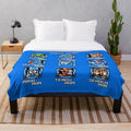 Retro Megaman 8-Bit Stage Select Plush Blanket