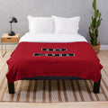 Retro No Fun plush blanket featuring the iconic Stooges band logo