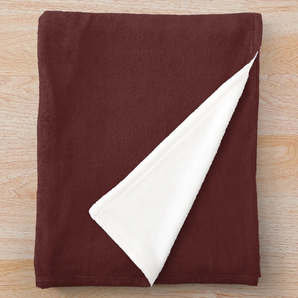 A Clockwork Orange-inspired plush blanket with a retro design