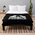 Retro science fiction movie inspired plush blanket featuring a skull dome design