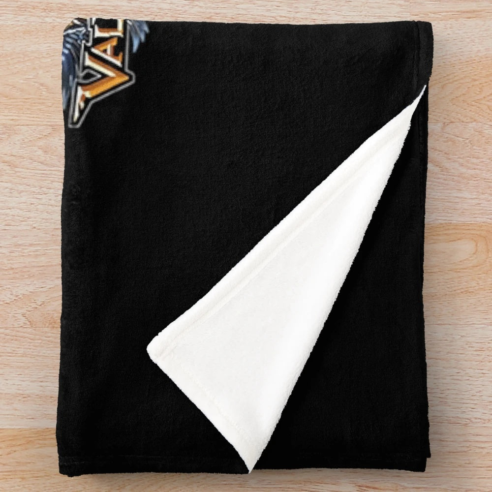 Roller coaster themed plush blanket featuring Cedar Point design