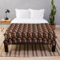 Schlatt-inspired plush blanket featuring the Schlatt and Schlanket design