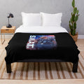 Shemar Moore themed graphic plush blanket